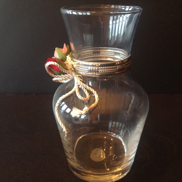 - Vase by ARDE' StilArte in Crystal and .925 Silver with COA New in Box - Picture 2 of 4